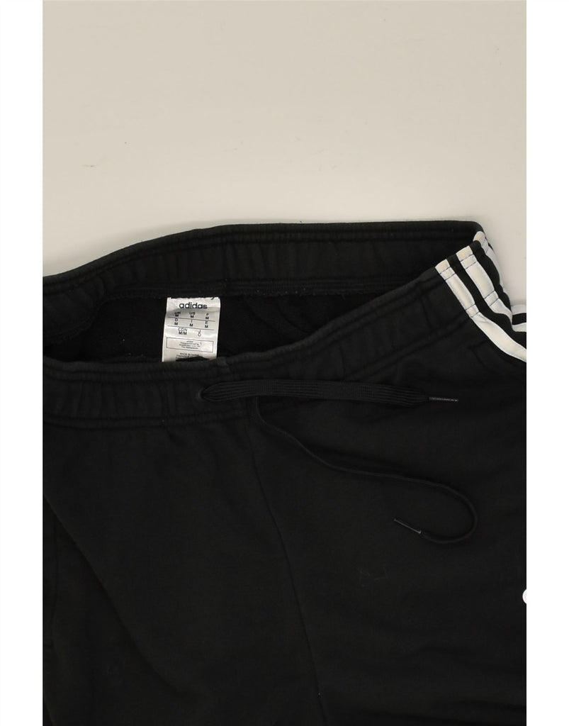 ADIDAS Mens Tracksuit Trousers Medium Black Cotton | Vintage Adidas | Thrift | Second-Hand Adidas | Used Clothing | Messina Hembry 