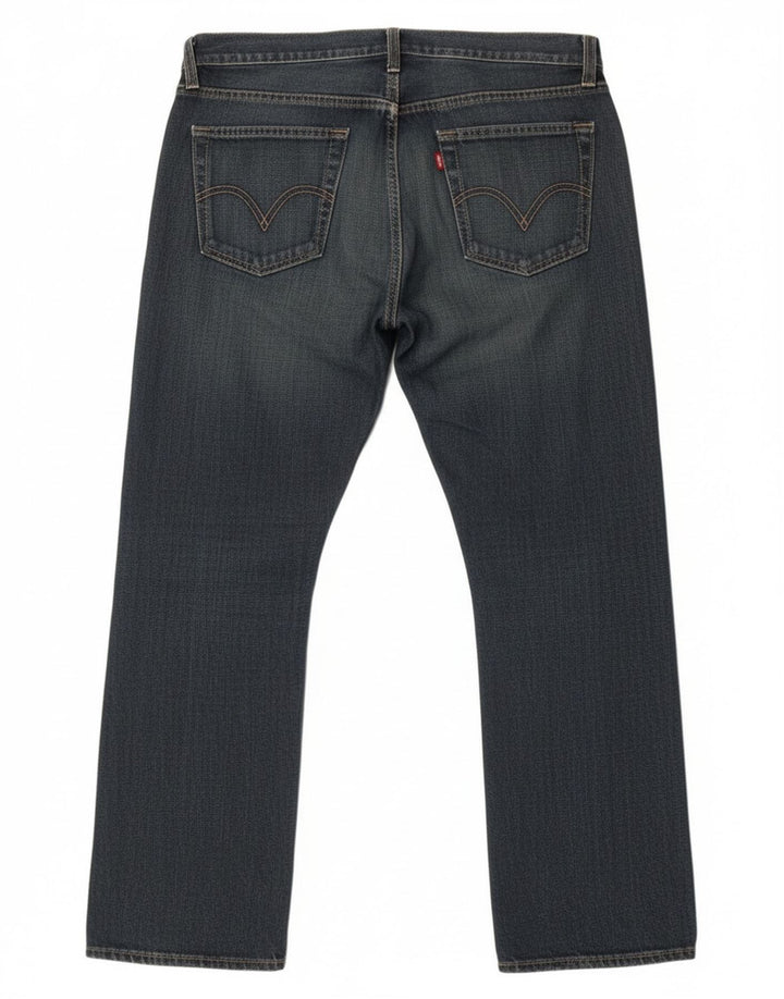 Levi's Mens 514 Slim Straight Jeans W36 L30 Blue Cotton
