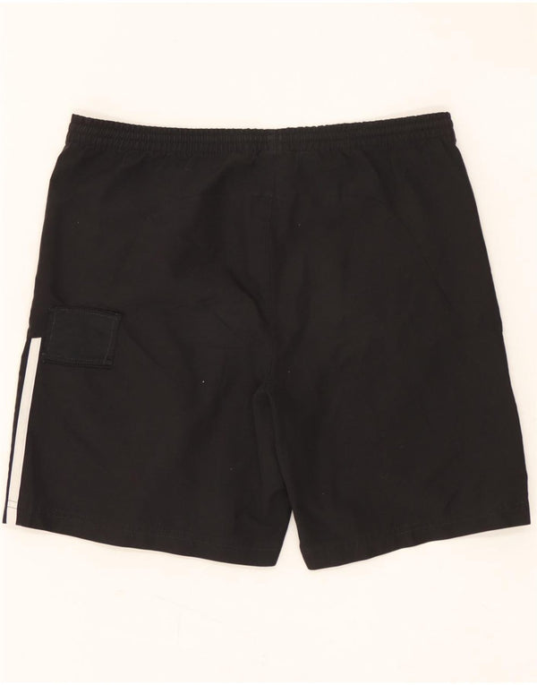 ADIDAS Boys Sport Shorts 13-14 Years  Black Polyester