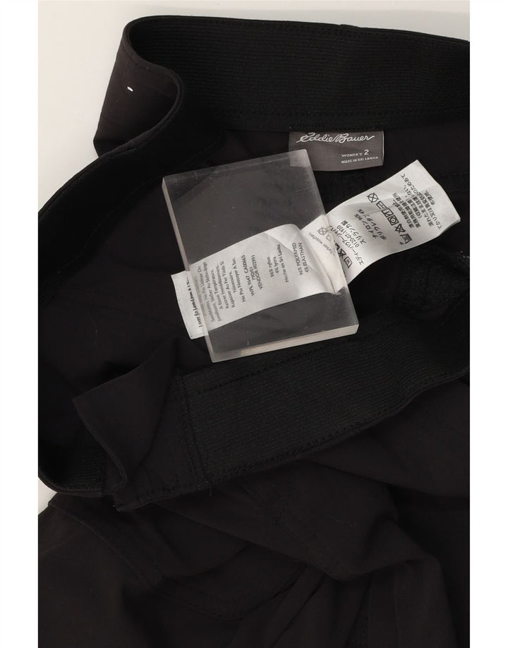 EDDIE BAUER Womens Chino Shorts US 2 XS W22 Black Nylon Vintage Eddie Bauer and Second-Hand Eddie Bauer from Messina Hembry 