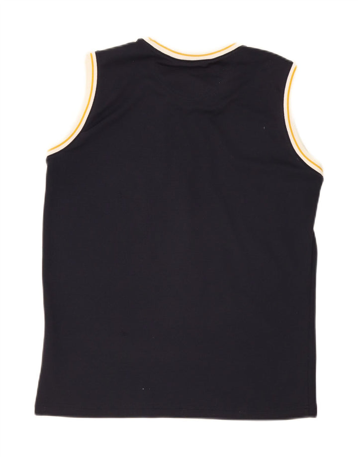 Champion Boys Graphic Vest Top 13-14 Years XL Navy Blue Polyester