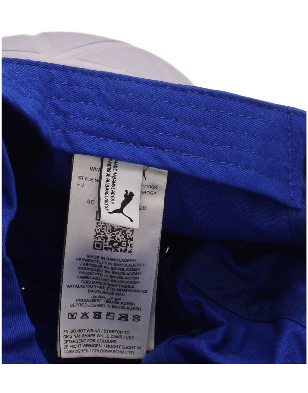 Puma Boys Graphic Baseball Cap One Size Blue Cotton