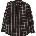NAUTICA Mens Shirt Large Black Check Cotton Vintage Nautica and Second-Hand Nautica from Messina Hembry 