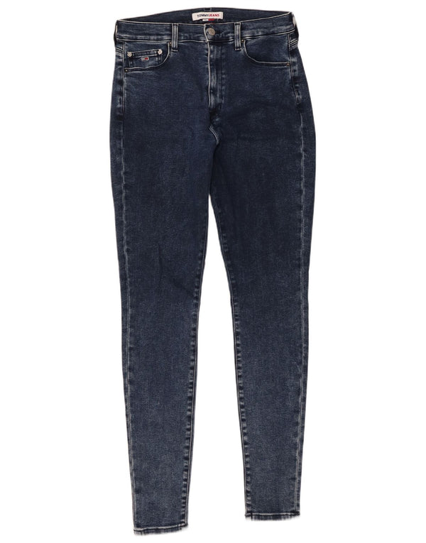 Tommy Hilfiger Womens Sylvia High Rise Skinny Jeans W32 L34 Blue Cotton