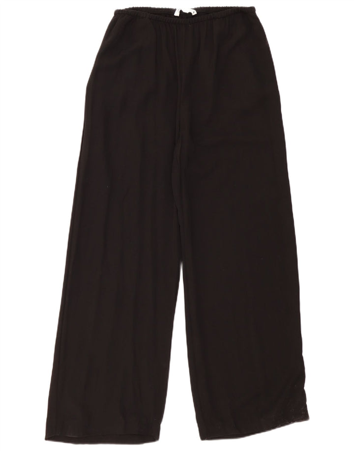 Zara Womens Tracksuit Trousers UK 14 Large Black