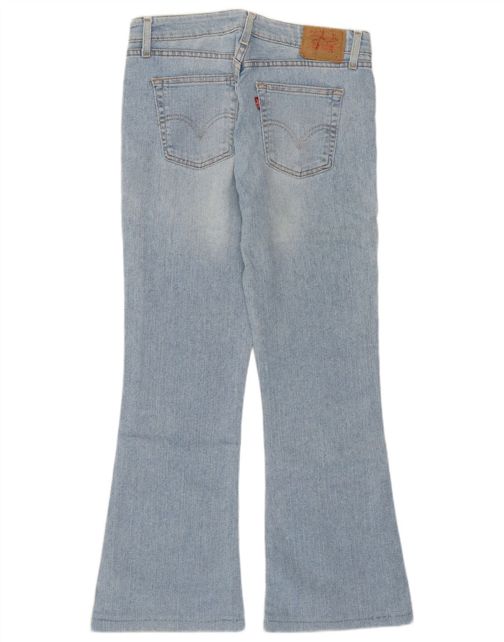 LEVI'S Womens 519 Low Flared Jeans US 9 Medium W30 L27 Blue Cotton