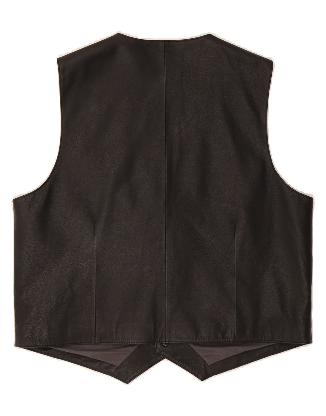 CANDA Mens Leather Waistcoat Large Black Leather Vintage Canda and Second-Hand Canda from Messina Hembry 