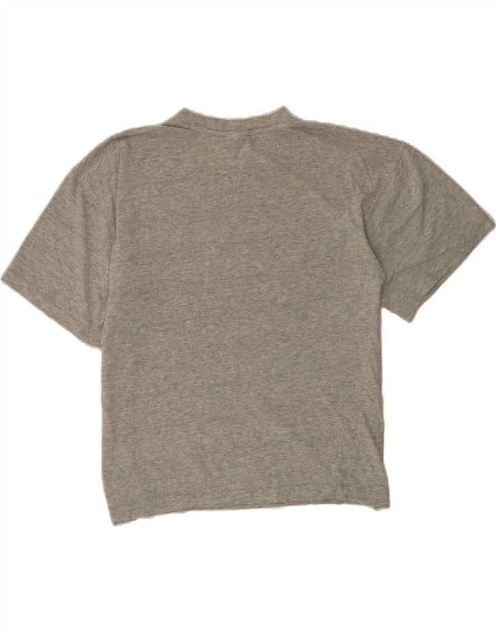 REEBOK Womens Oversized T-Shirt Top UK 10 Small Grey Flecked Cotton Vintage Reebok and Second-Hand Reebok from Messina Hembry 