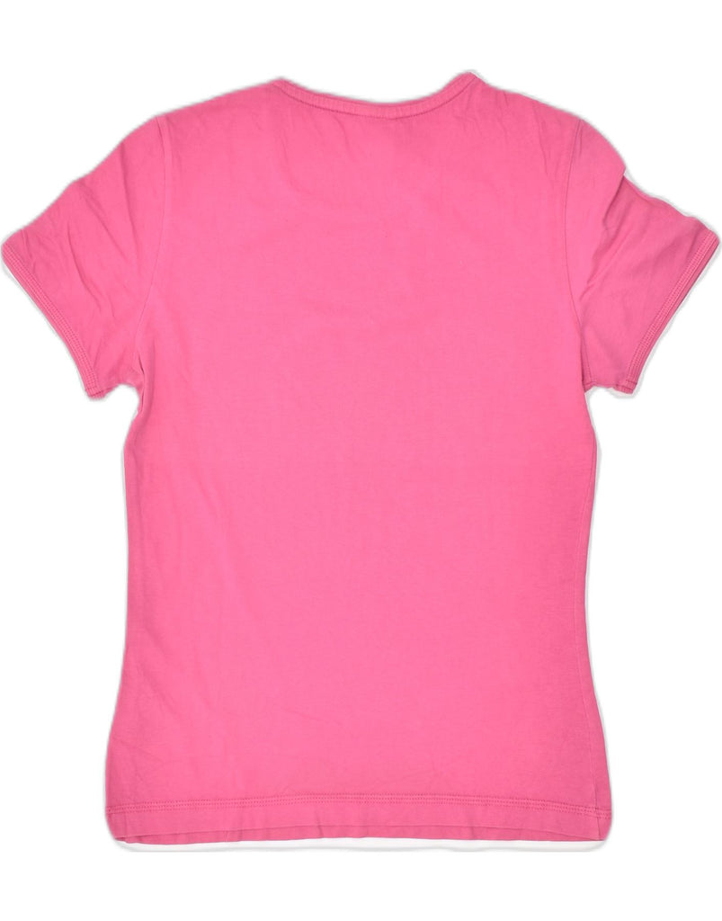 ADIDAS Womens T-Shirt Top UK 10 Small Pink Cotton Sports | Vintage | Thrift | Second-Hand | Used Clothing | Messina Hembry 