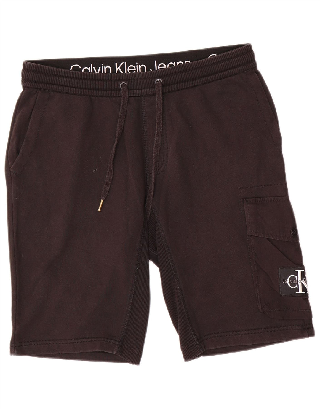 Calvin Klein Mens Sport Shorts Medium  Black Cotton