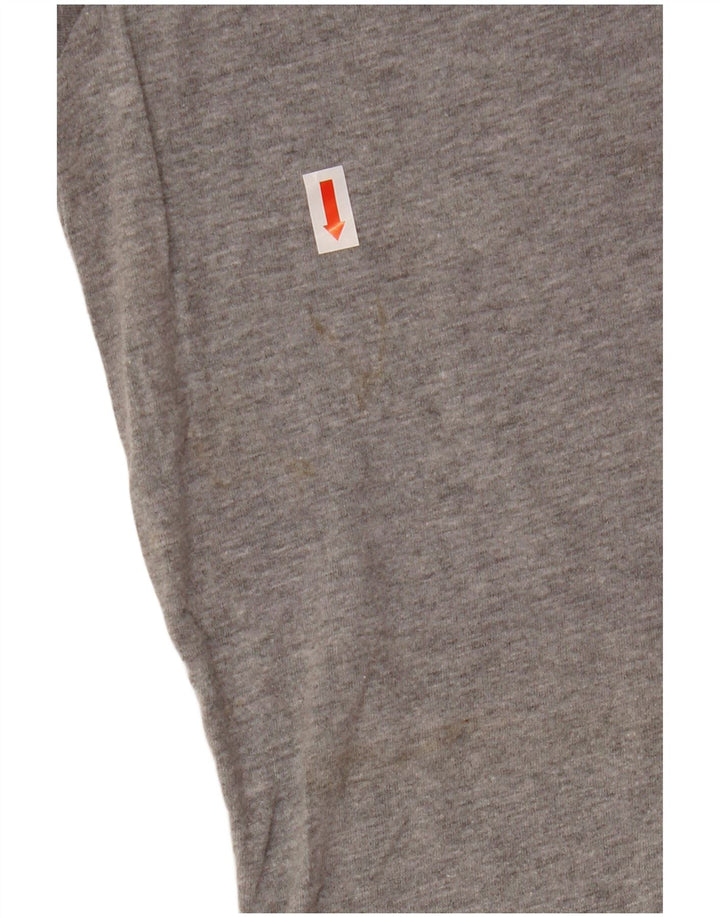 Izod Mens T-Shirt Top Medium Grey Flecked Cotton