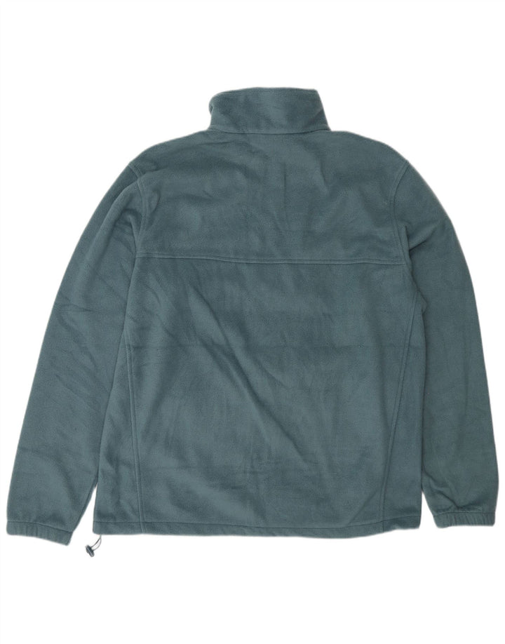 Columbia Mens Fleece Jacket UK 40 Large Green Polyester
