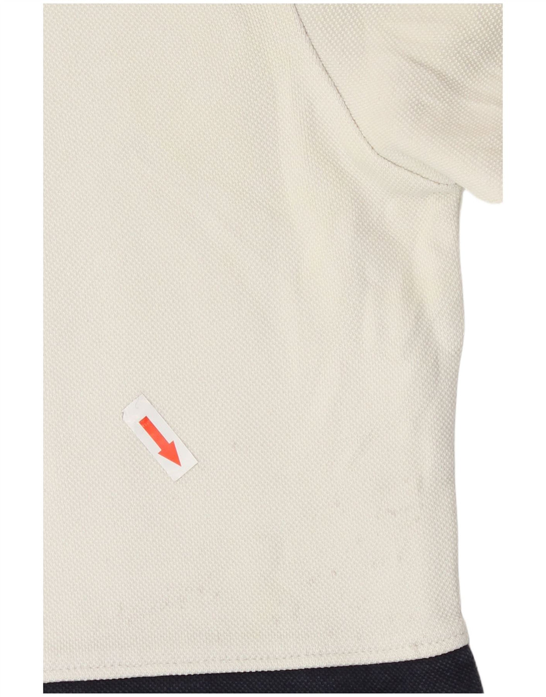 Zara Mens Sweatshirt Jumper Large Beige Colourblock Cotton