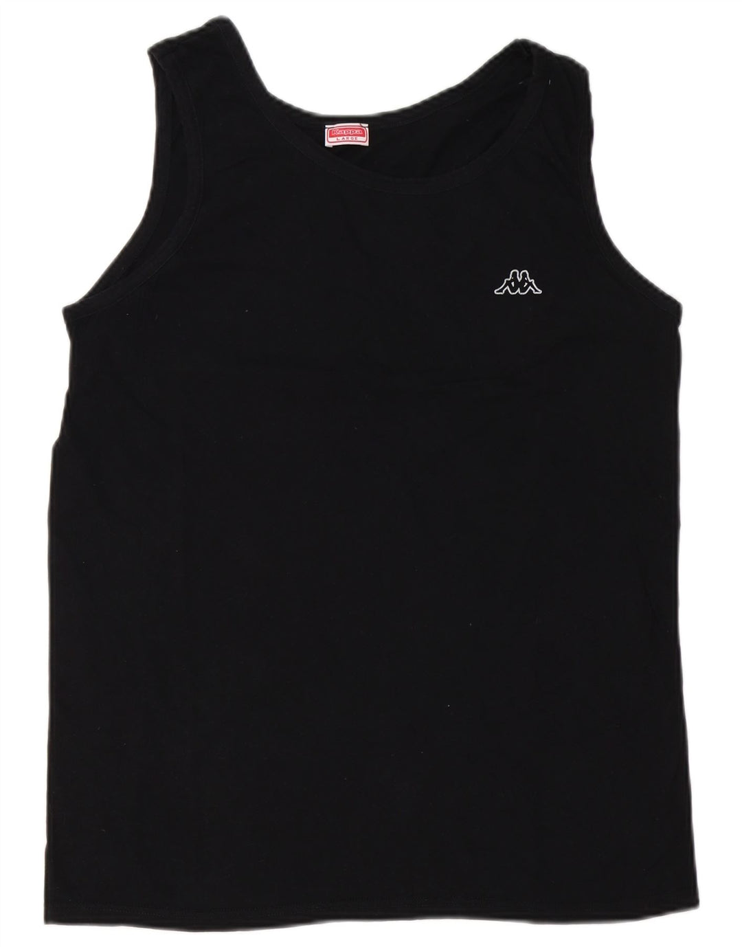 Kappa Mens Vest Top Large Black