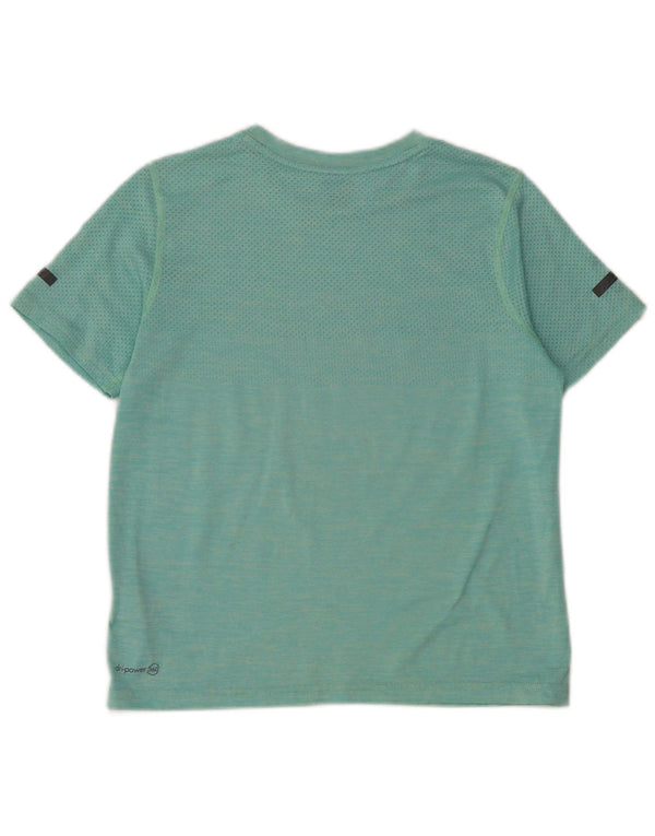 RUSSELL ATHLETIC Boys Dri-Power T-Shirt Top 10-11 Years Large Turquoise