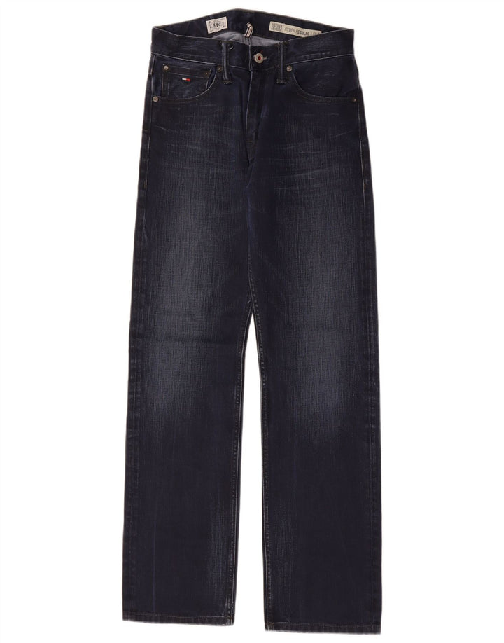 TOMMY HILFIGER Womens Ryder Regular Straight Jeans W29 L32 Navy Blue