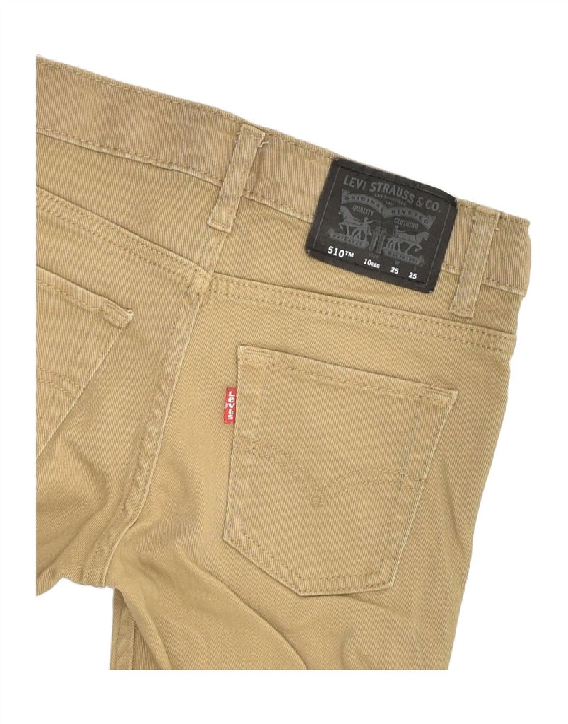 LEVI'S Boys 510 Skinny Jeans 9-10 Years W25 L20 Beige Cotton | Vintage Levi's | Thrift | Second-Hand Levi's | Used Clothing | Messina Hembry 