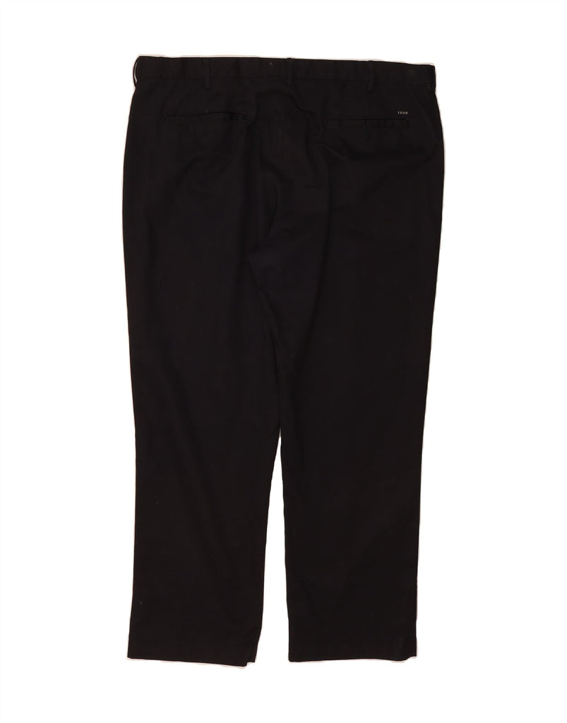IZOD Mens Straight Chino Trousers W44 L34 Black Cotton Vintage Izod and Second-Hand Izod from Messina Hembry 