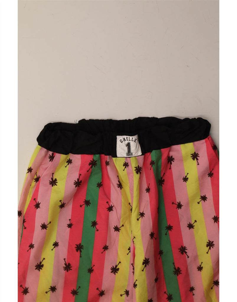 GAELLE Womens Tracksuit Trousers Joggers UK 6 XS  Multicoloured Striped Vintage Gaelle and Second-Hand Gaelle from Messina Hembry 