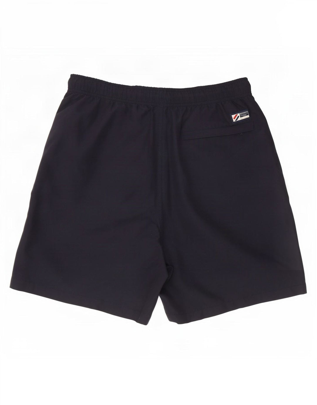 Superdry Mens Graphic Swimming Shorts Small Navy Blue Polyester