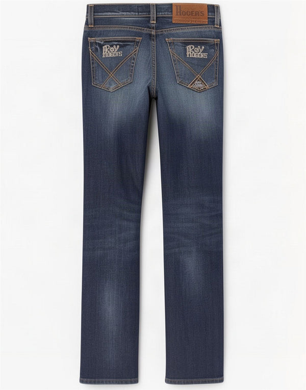 Roy Rogers Womens Slim Jeans W27 L30 Navy Blue