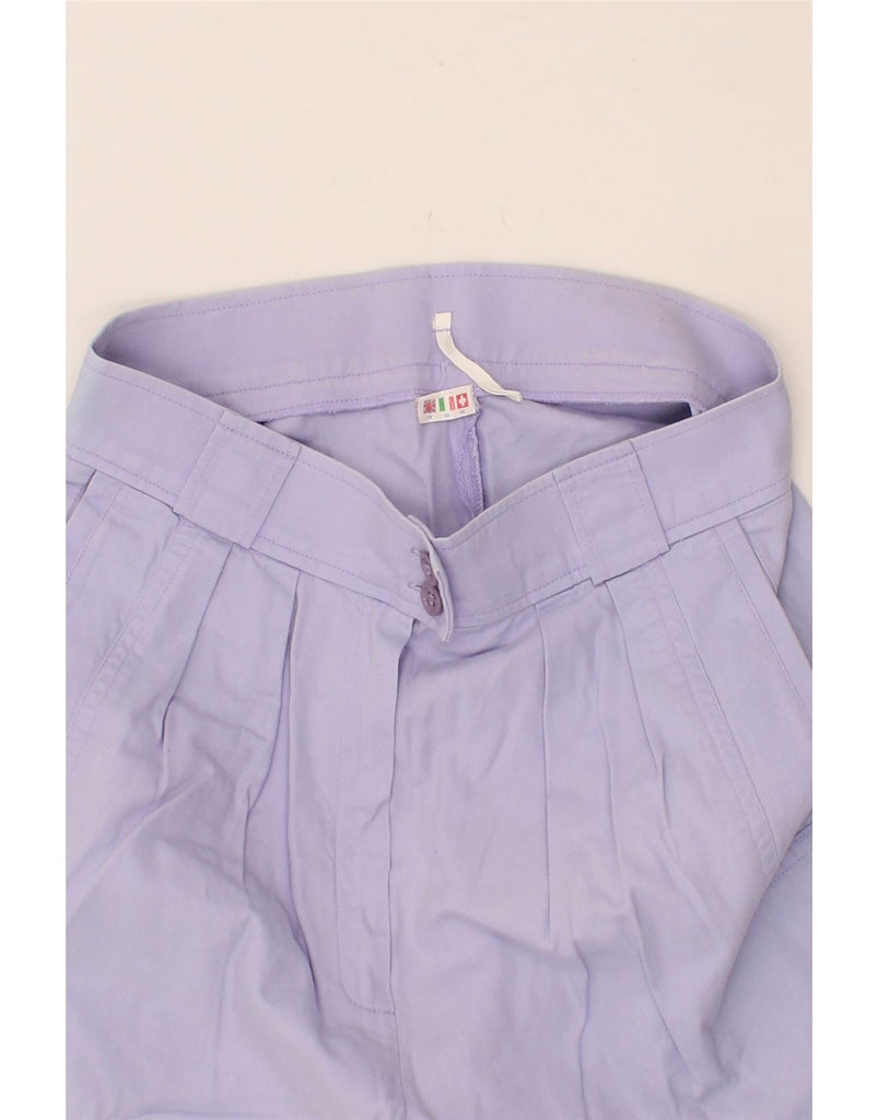 ADIDAS Womens High Waist Pegged Casual Shorts UK 14 Medium W28 Purple Vintage Adidas and Second-Hand Adidas from Messina Hembry 