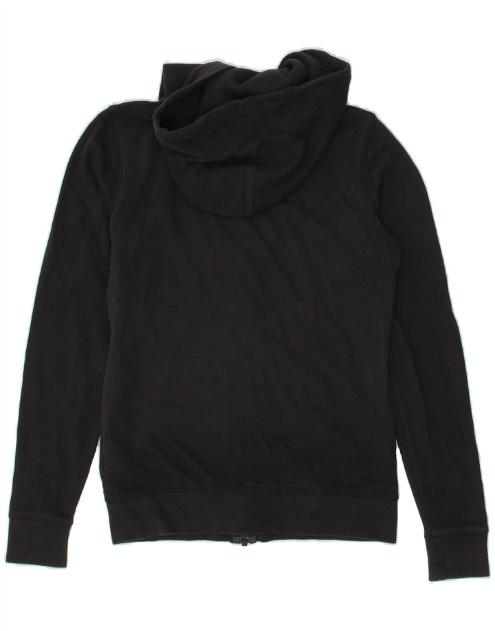 NIKE Womens Zip Hoodie Sweater UK 6 XS Black Cotton Vintage Nike and Second-Hand Nike from Messina Hembry 