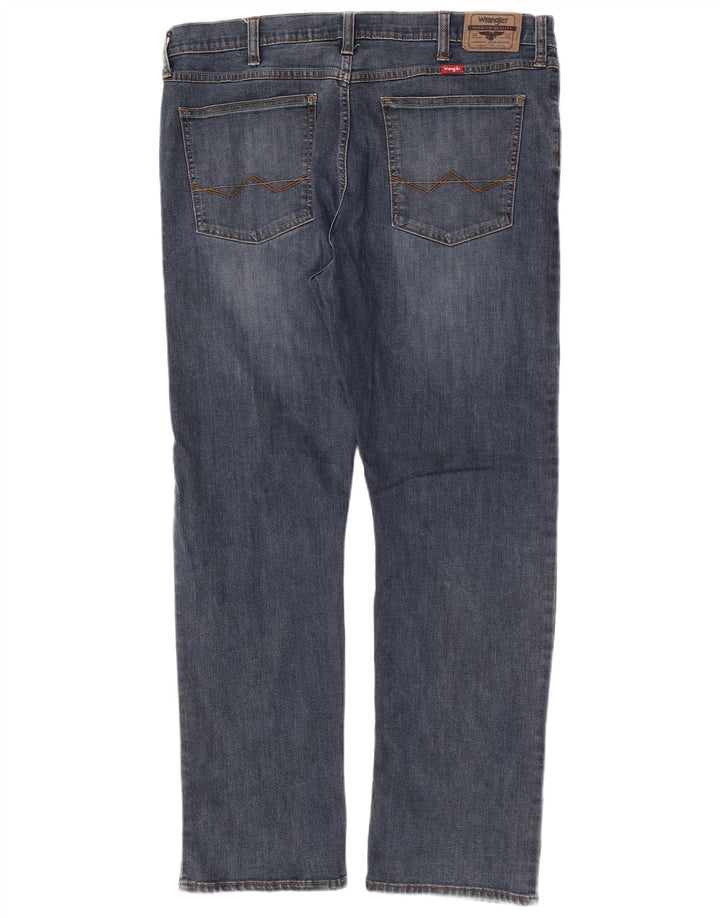Wrangler Mens Slim Straight Jeans W38 L30 Blue