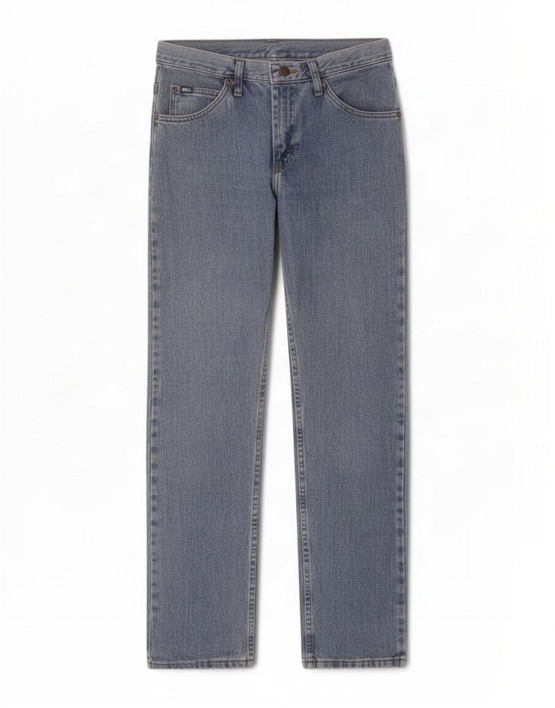 Lee Mens Straight Jeans W30 L32 Blue Cotton