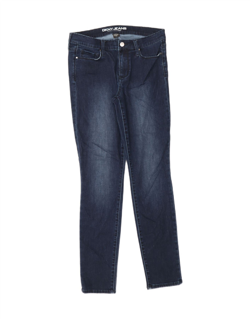 DKNY Womens Skinny Jeans US 6 Medium W28 L29 Navy Blue Vintage Dkny and Second-Hand Dkny from Messina Hembry 
