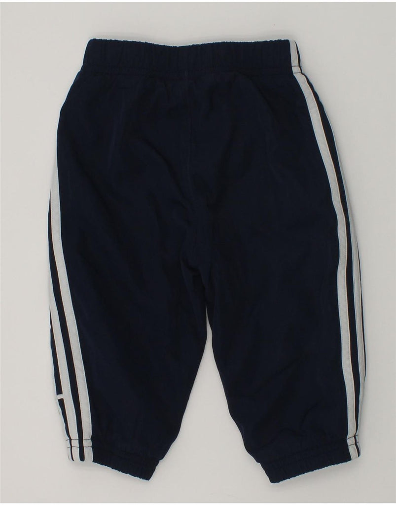 ADIDAS Baby Boys Joggers Tracksuit Trousers 3-6 Months Navy Blue Polyester | Vintage Adidas | Thrift | Second-Hand Adidas | Used Clothing | Messina Hembry 