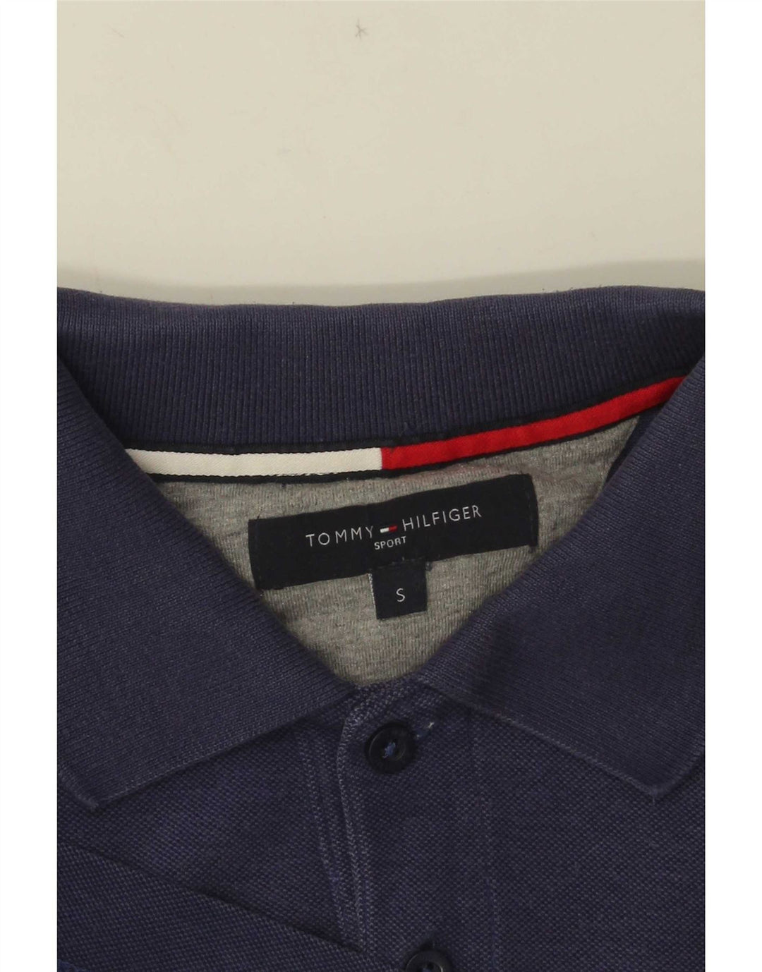Tommy Hilfiger Mens Polo Shirt Small Navy Blue