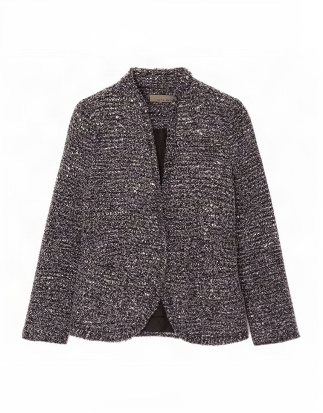 Zara Womens Blazer Jacket UK 8 Small Navy Blue Flecked