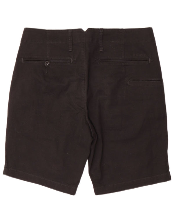 G-Star Mens Chino Shorts W33 Medium Black Cotton