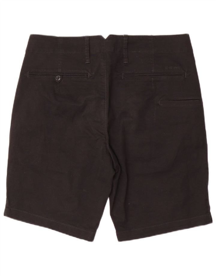 G-Star Mens Chino Shorts W33 Medium Black Cotton