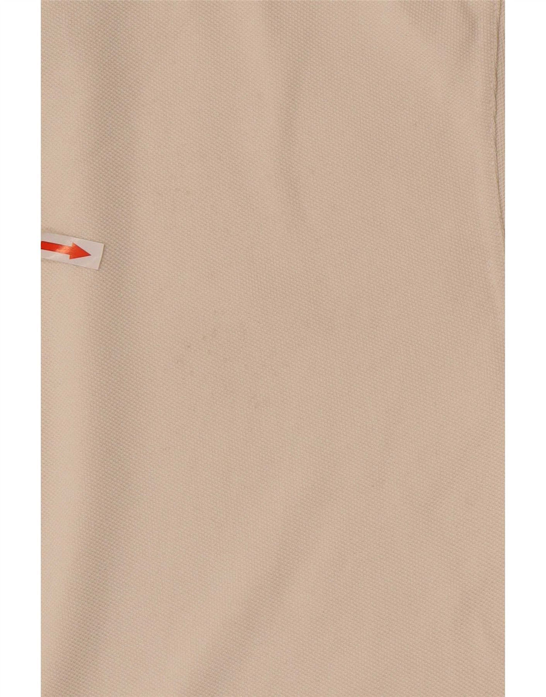 Barbour Mens Polo Shirt Large Off White Cotton