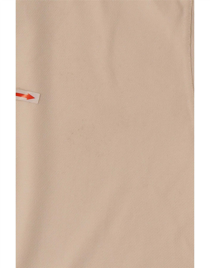 Barbour Mens Polo Shirt Large Off White Cotton