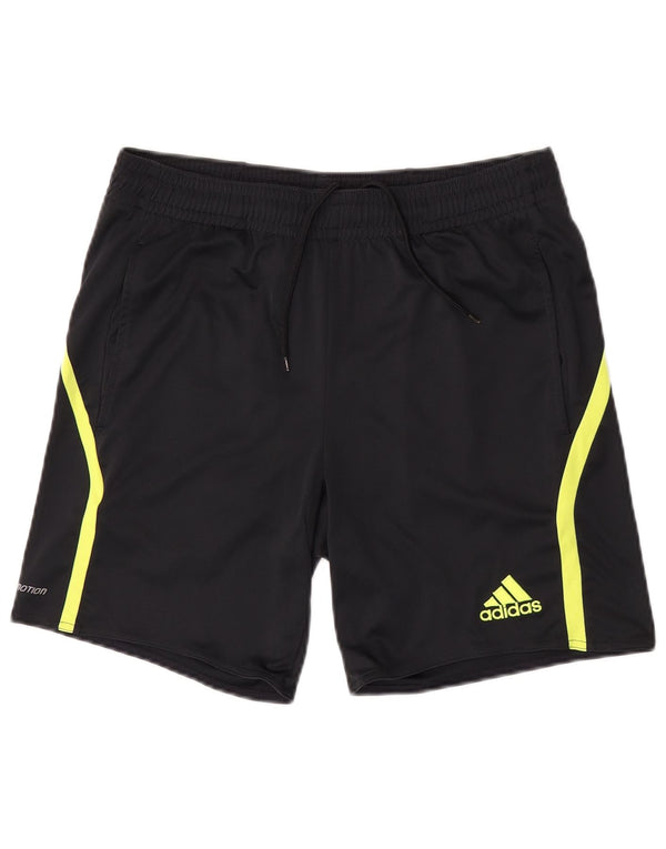 Adidas Mens Climalite Sport Shorts Small Black Polyester