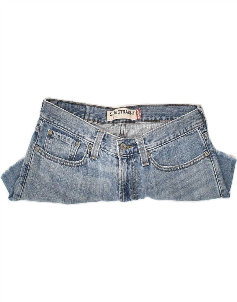 LEVI'S Womens Denim Shorts W31 Medium Blue Cotton | Vintage Levi's | Thrift | Second-Hand Levi's | Used Clothing | Messina Hembry 