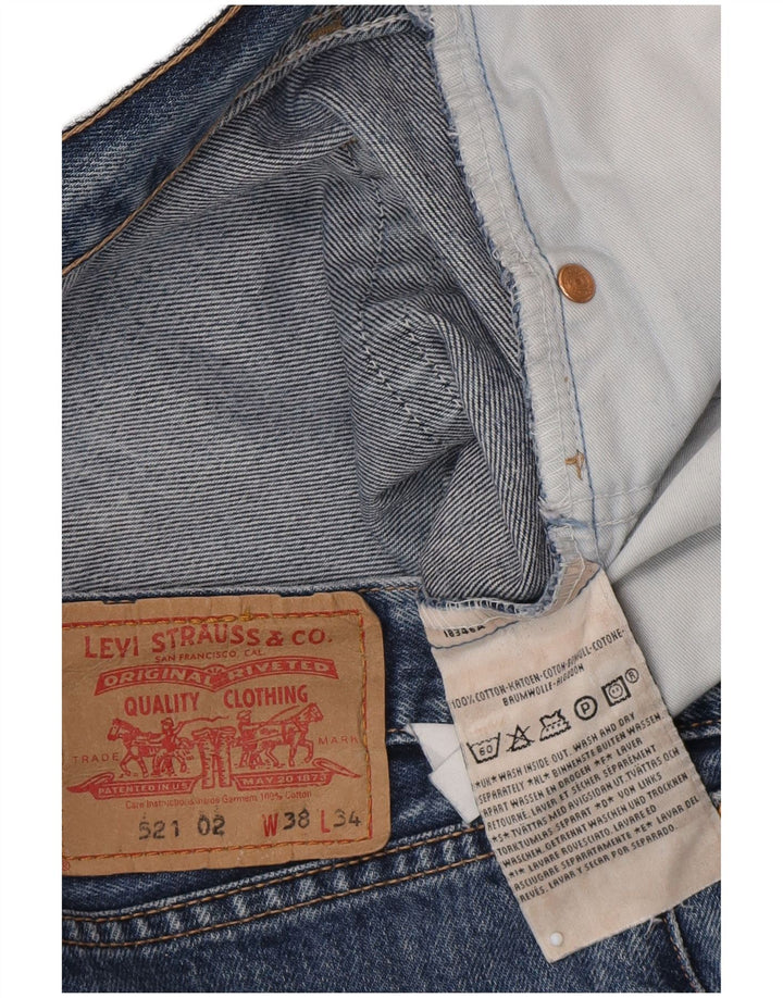 Levi's Mens Tapered Jeans W38 L30 Blue Cotton