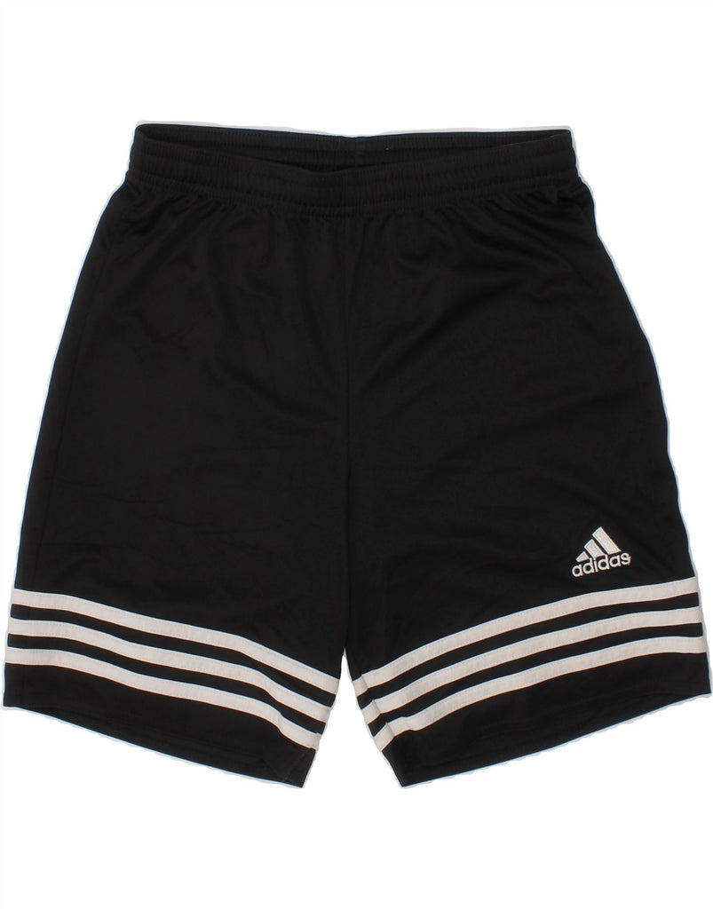 ADIDAS Boys Climalite Sport Shorts 9-10 Years  Black Vintage Adidas and Second-Hand Adidas from Messina Hembry 