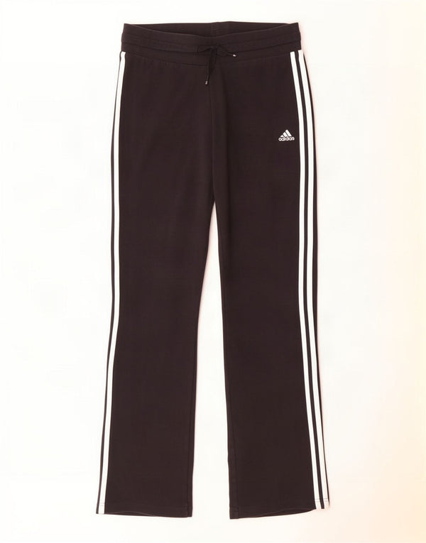 Adidas Womens Tracksuit Trousers UK 10 Small Black Cotton