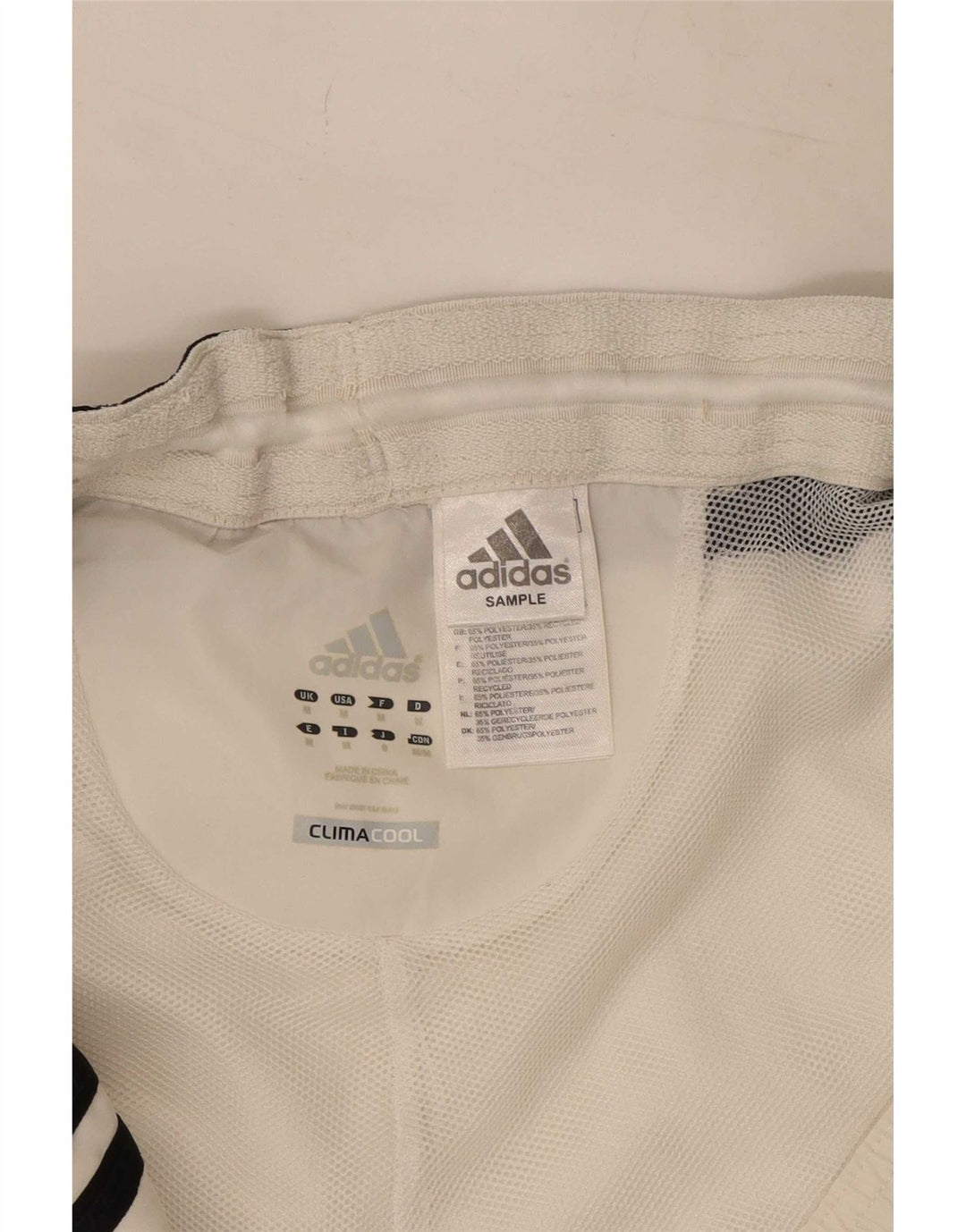 Adidas Mens Sport Shorts Medium White Colourblock Polyester