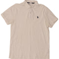 U.S. Polo Assn. Mens Shirt Large White Cotton