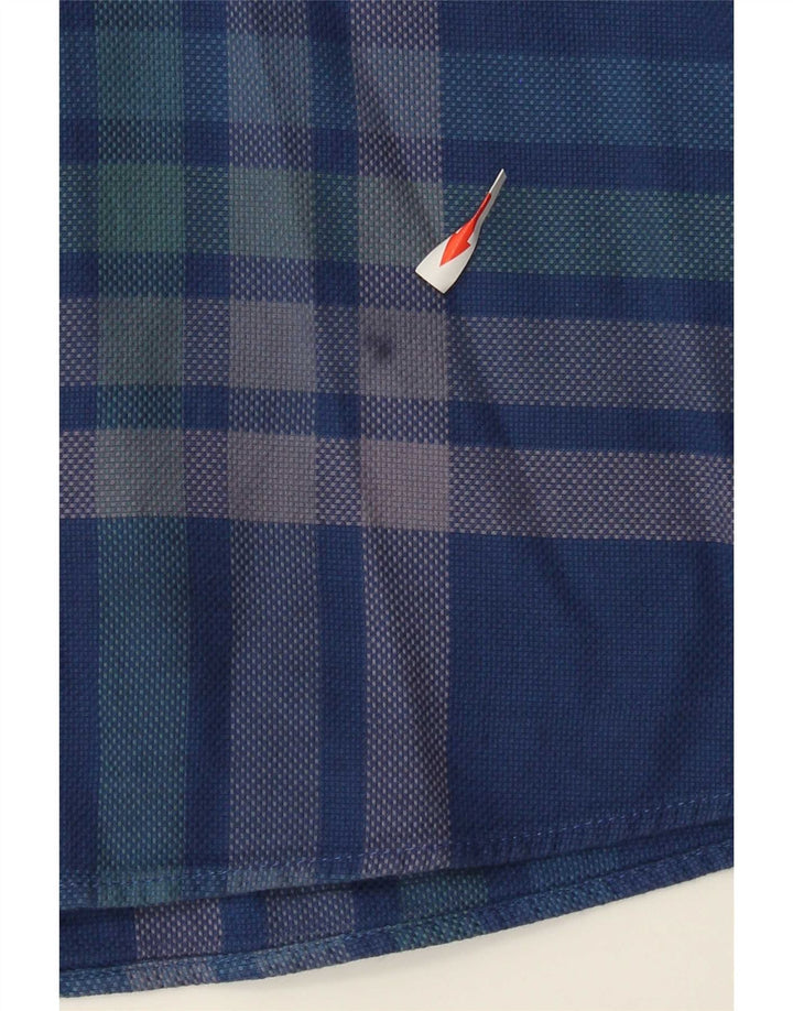 U.S. Polo Assn. Mens Regular Fit Shirt Medium Blue Check