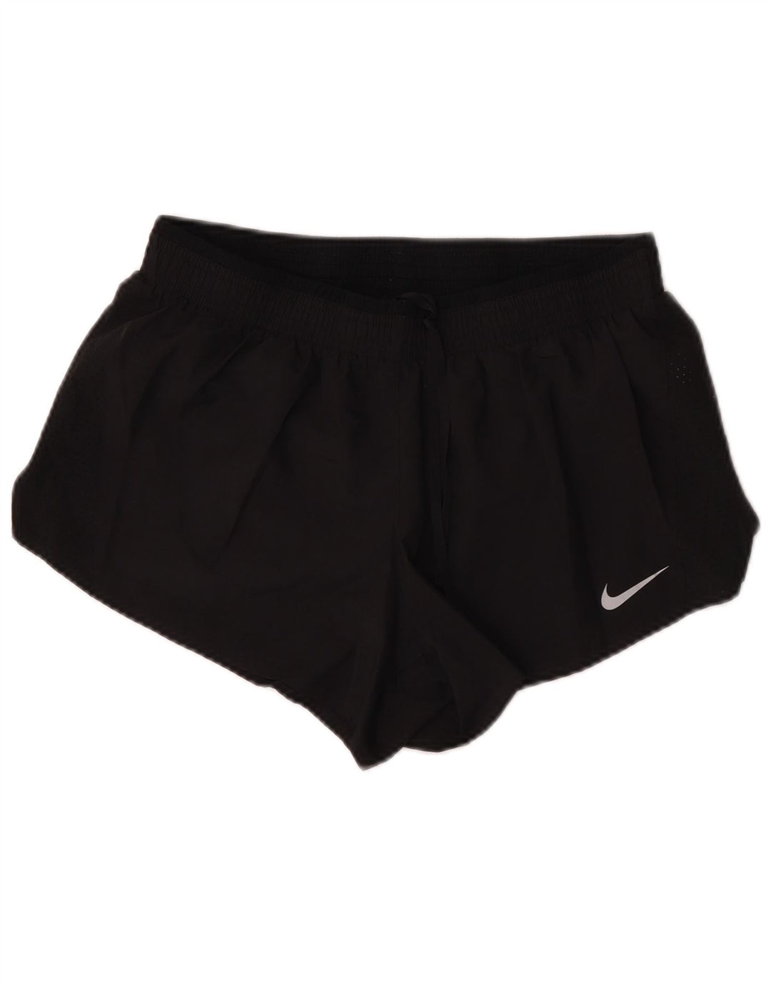 Nike Womens Dri Fit Sport Shorts UK 16 Large Black Polyester