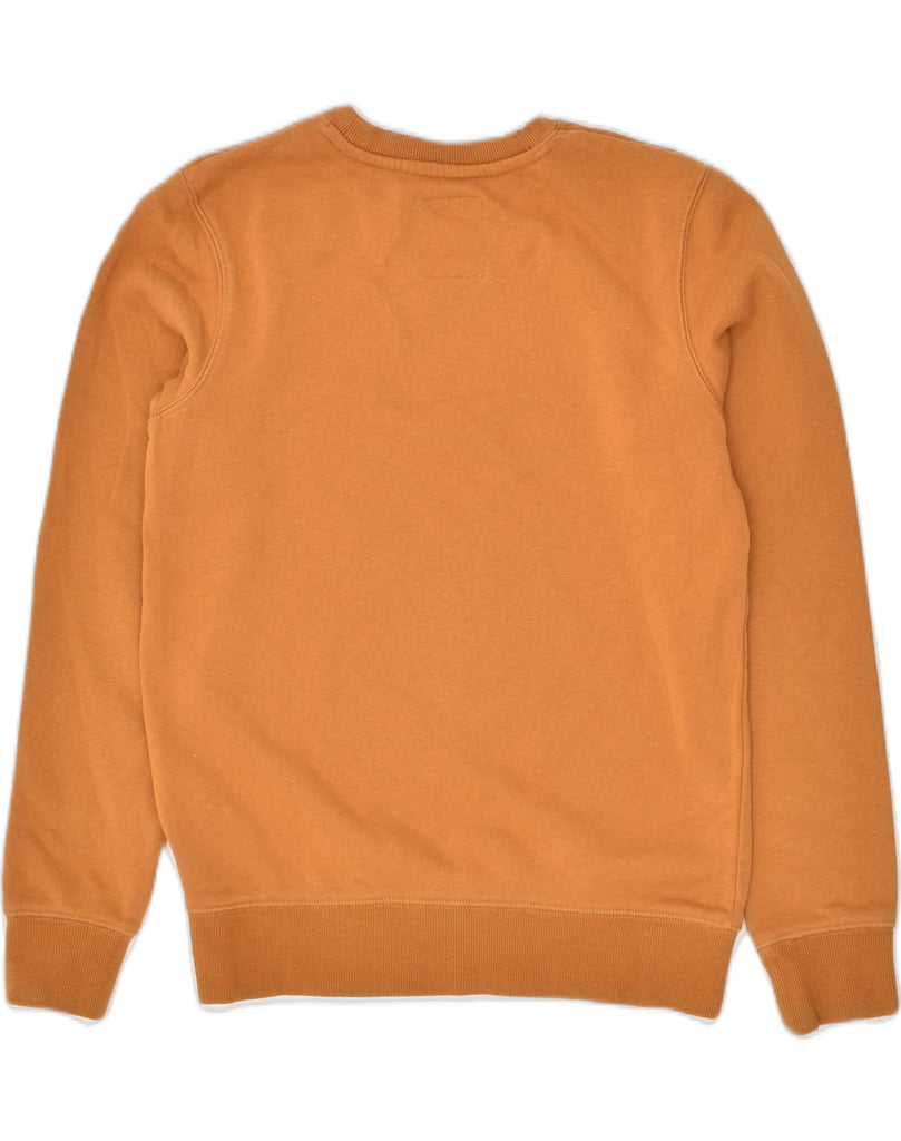 LEVI'S Boys Graphic Sweatshirt Jumper 13-14 Years Orange Cotton | Vintage Levi's | Thrift | Second-Hand Levi's | Used Clothing | Messina Hembry 