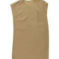 VINTAGE Womens Sleeveless Shift Dress UK 16 Large Khaki Vintage Vintage and Second-Hand Vintage from Messina Hembry 