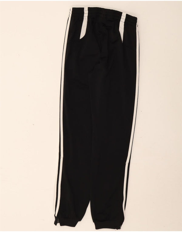 Adidas Boys Tracksuit Trousers Joggers 13-14 Years Black Colourblock