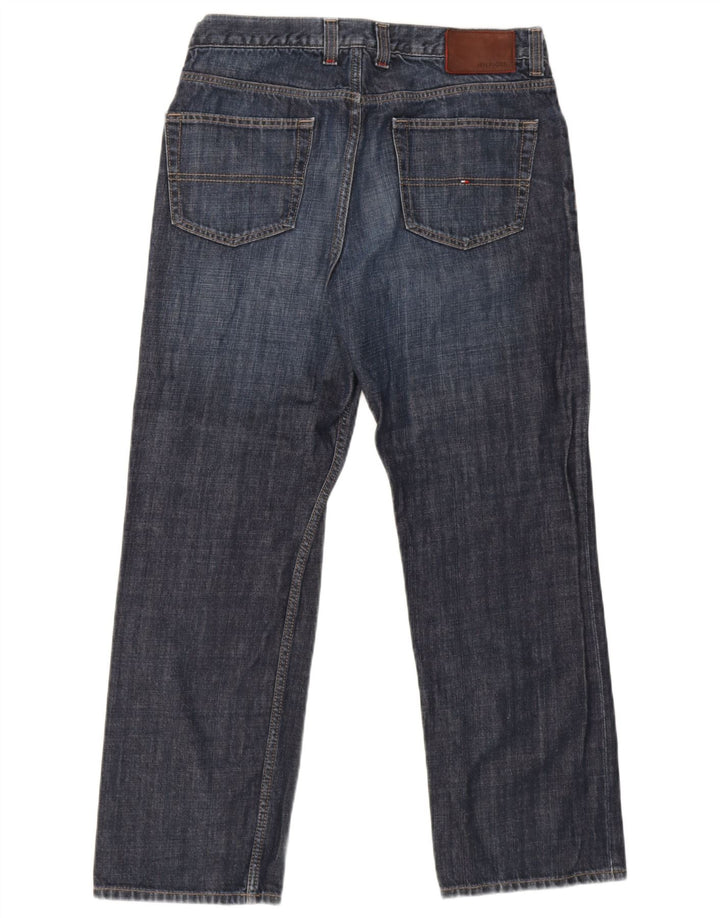Tommy Hilfiger Mens Straight Jeans W34 L30 Blue